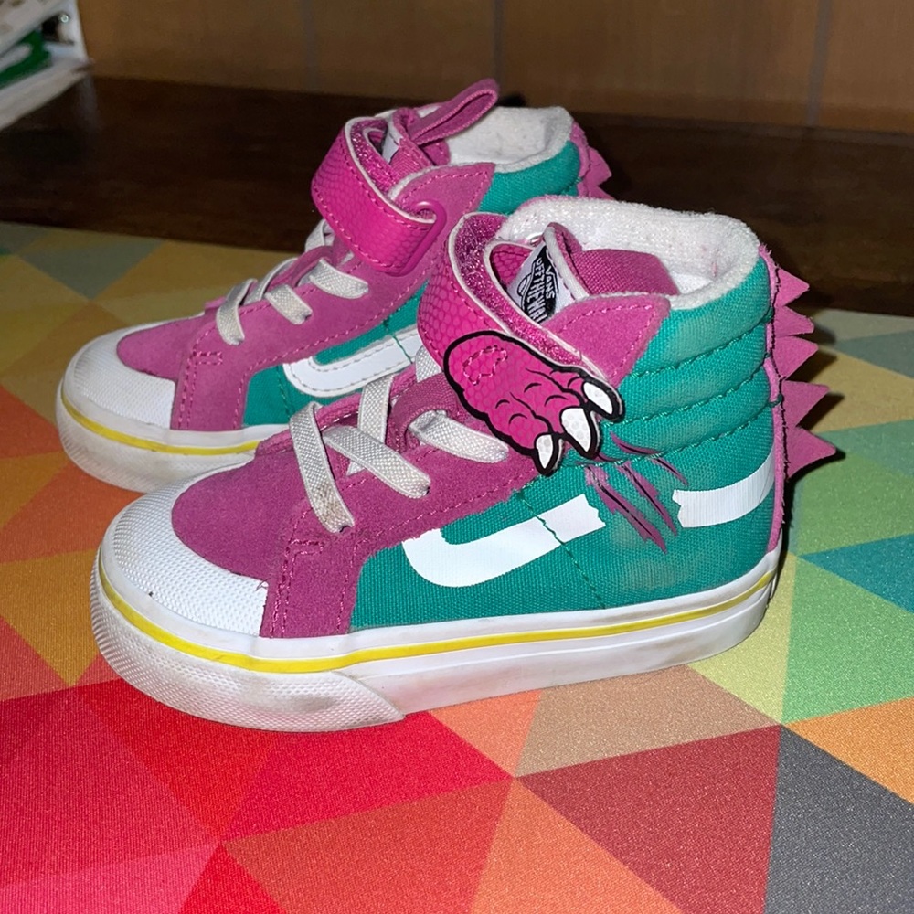 Toddler high top Dino vans